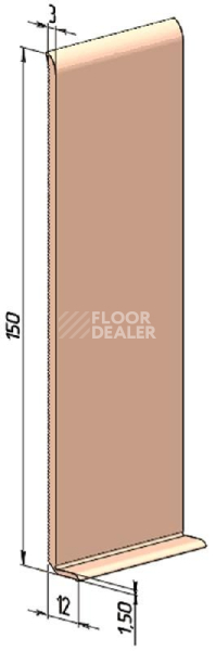 Плинтус Гибкий плинтус (плинтусная лента) Jl 150 JL 150 фото 1 | FLOORDEALER